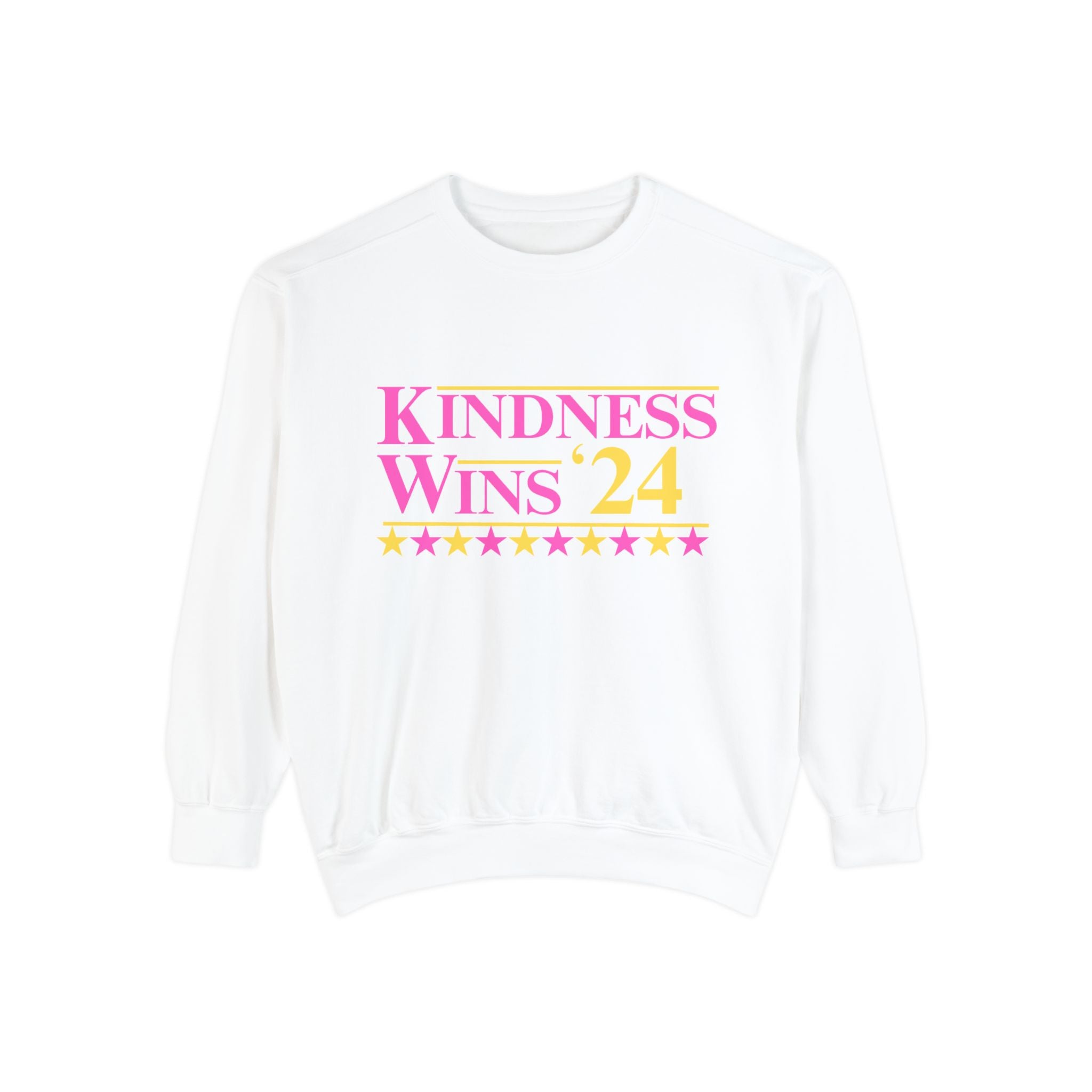 Kindness Wins '24 Sweatshirt (Comfort Colors) (S-3XL)