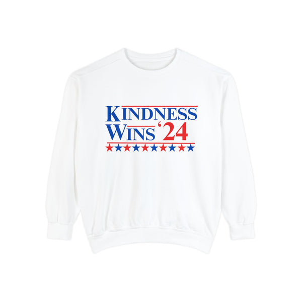 Kindness Wins '24 Sweatshirt (Comfort Colors) (S-3XL)