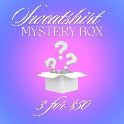 3 Sweatshirt Mystery Box (S-XXL)