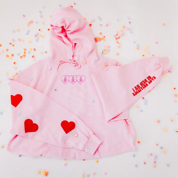 I Love You, No Matter What Hoodie - Pink Hearts (S-3XL)