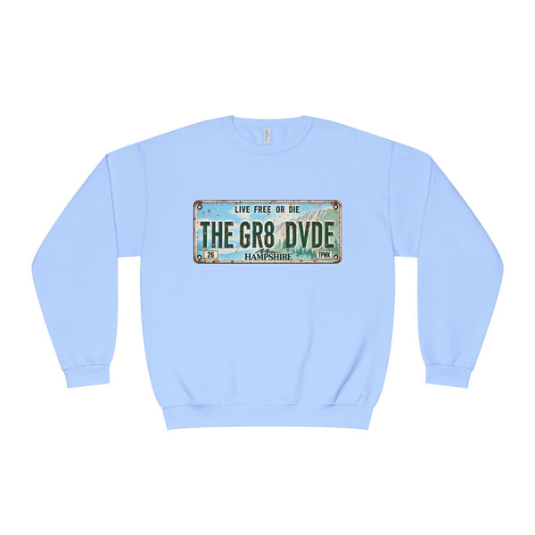 The Gr8 Dvde License Plate Crewneck Sweatshirt