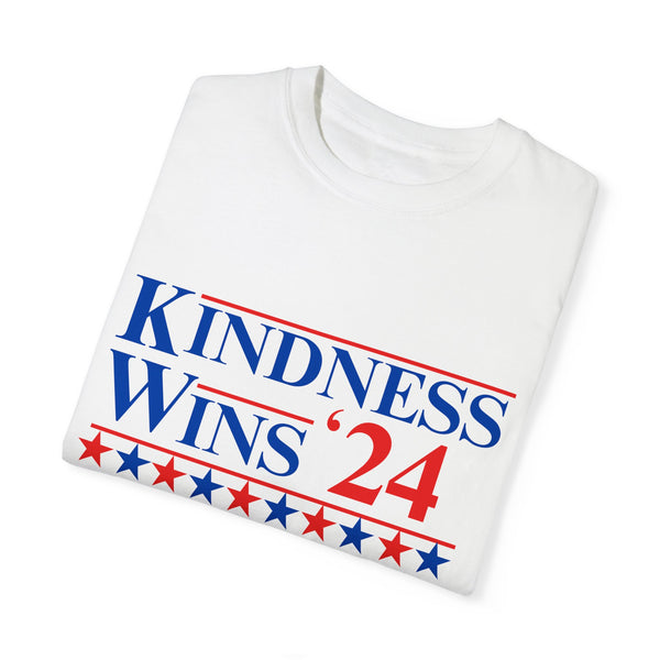 Kindness Wins '24 T-Shirt (Comfort Colors) (S-4XL)