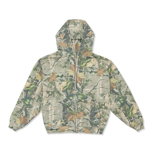 VINTAGE CAMO ZIP-UP HOODIE